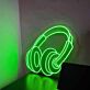 Kopfhörer LED-Neonschild für Studio und Wohnzimmer