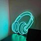Kopfhörer LED-Neonschild für Studio und Wohnzimmer