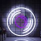 Schallplatte als LED-Neonschild