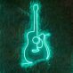 Gitarre LED Neonschild als stilvolle Wanddekoration