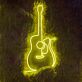 Gitarre LED Neonschild als stilvolle Wanddekoration
