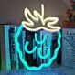 LED-Neonschild mit Erdbeere