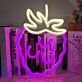 LED-Neonschild mit Erdbeere
