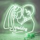 Hochzeitspaar LED Neonschild als romantische Wanddekoration