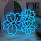 Kirschblüten LED-Neonschild Wohnzimmer Schlafzimmer