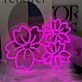 Kirschblüten LED-Neonschild Wohnzimmer Schlafzimmer