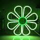 Gänseblümchen LED-Neonschild Wohnzimmer Schlafzimmer