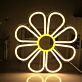 Gänseblümchen LED-Neonschild Wohnzimmer Schlafzimmer