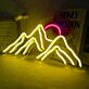 Berglandschaft LED-Neonschild für Wohnzimmer Schlafzimmer