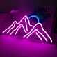Berglandschaft LED-Neonschild für Wohnzimmer Schlafzimmer