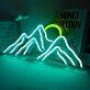 Berglandschaft LED-Neonschild für Wohnzimmer Schlafzimmer