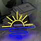 Sonnenuntergang LED-Neonschild für Wohnzimmer Schlafzimmer