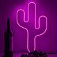 Kaktus LED-Neonschild für Wohnzimmer und Bar