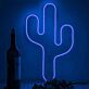Kaktus LED-Neonschild für Wohnzimmer und Bar