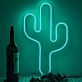 Kaktus LED-Neonschild für Wohnzimmer und Bar