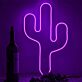 Kaktus LED-Neonschild für Wohnzimmer und Bar