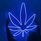 Cannabisblatt LED-Neonschild für Bar Wohnzimmer