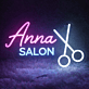 Personalisierbares LED Neonschild Friseur Salon