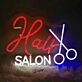 Personalisierbares LED Neonschild Friseur Salon