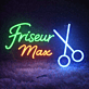 Personalisierbares LED Neonschild Friseur Salon