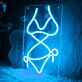 Frauenkörper Silhouette im Bikini LED-Neonschild für Bar Club