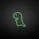 Kleiner Dinosaurier als LED-Neonschild