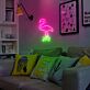 Flamingo mit Gras LED-Neonschild für Wohnzimmer Bar