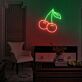 Kirschen LED-Neonschild für Wohnzimmer oder Bar