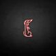 Verspielter Hund als LED-Neonschild