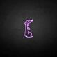 Verspielter Hund als LED-Neonschild