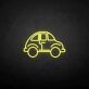 Retro-Auto als LED-Neonschild