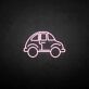 Retro-Auto als LED-Neonschild