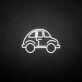 Retro-Auto als LED-Neonschild