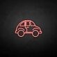 Retro-Auto als LED-Neonschild