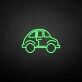 Retro-Auto als LED-Neonschild