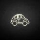 Retro-Auto als LED-Neonschild