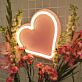 Herzform LED-Neonschild für Wohnzimmer Schlafzimmer