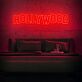 HOLLYWOOD LED-Neonschild für Wohnzimmer und Bar