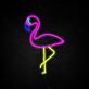 Flamingo LED-Neonschild für Bar oder Wohnzimmer