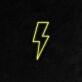 Blitzsymbol LED-Neonschild Wohnzimmer Bar