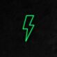 Blitzsymbol LED-Neonschild Wohnzimmer Bar