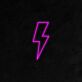 Blitzsymbol LED-Neonschild Wohnzimmer Bar