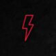 Blitzsymbol LED-Neonschild Wohnzimmer Bar
