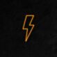 Blitzsymbol LED-Neonschild Wohnzimmer Bar