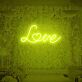 Love LED Neon Schriftzug mit Herz