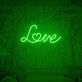 Love LED Neon Schriftzug mit Herz