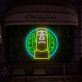 Moai-Statue mit Blättern LED-Neonschild für Bar oder Wohnzimmer