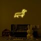 Dackel Silhouette LED-Neonschild für Kinderzimmer und Wohnzimmer