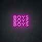 BOYS BOYS BOYS LED-Neonschild für Bar Club