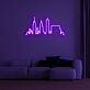 Stadt-Skyline LED-Neonschild für Wohnzimmer oder Büro